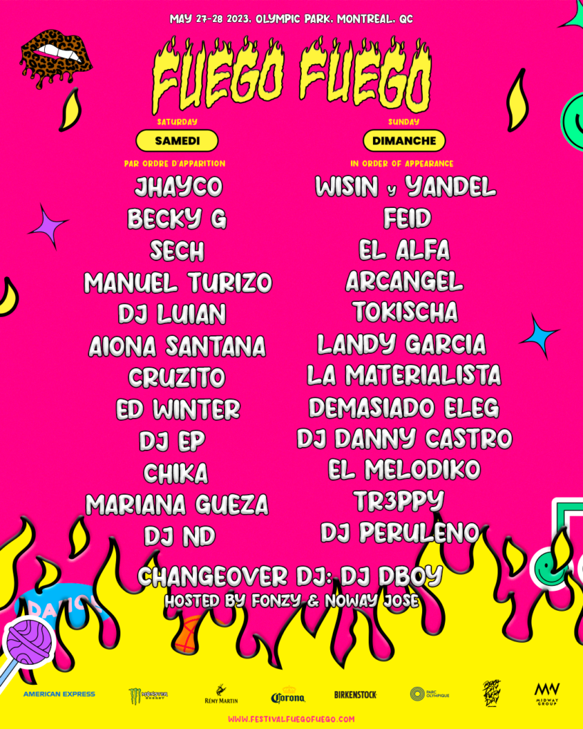 Festival Fuego Fuego - Sunday at Esplanade du Parc Olympique, 25 May | Event in Montreal | AllEvents