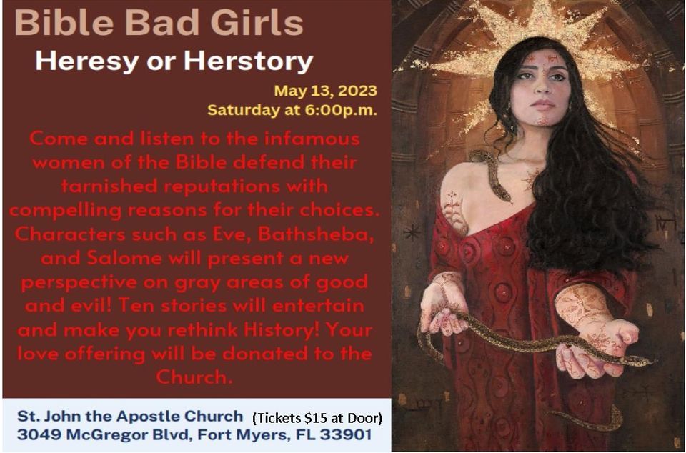 BIBLE BAD GIRLS, Saint John the Apostle MCC Fort Myers, May 13 2023