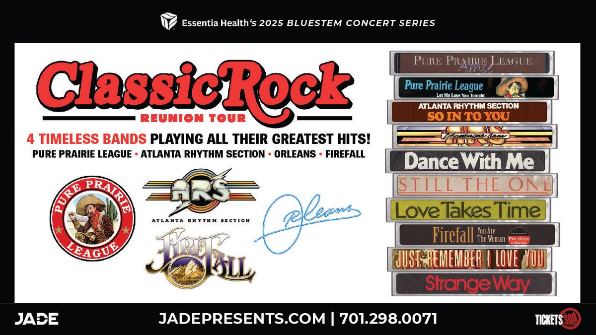 Classic Rock Reunion at Bluestem Center for the Arts, 17 August | Event in Moorhead | AllEvents