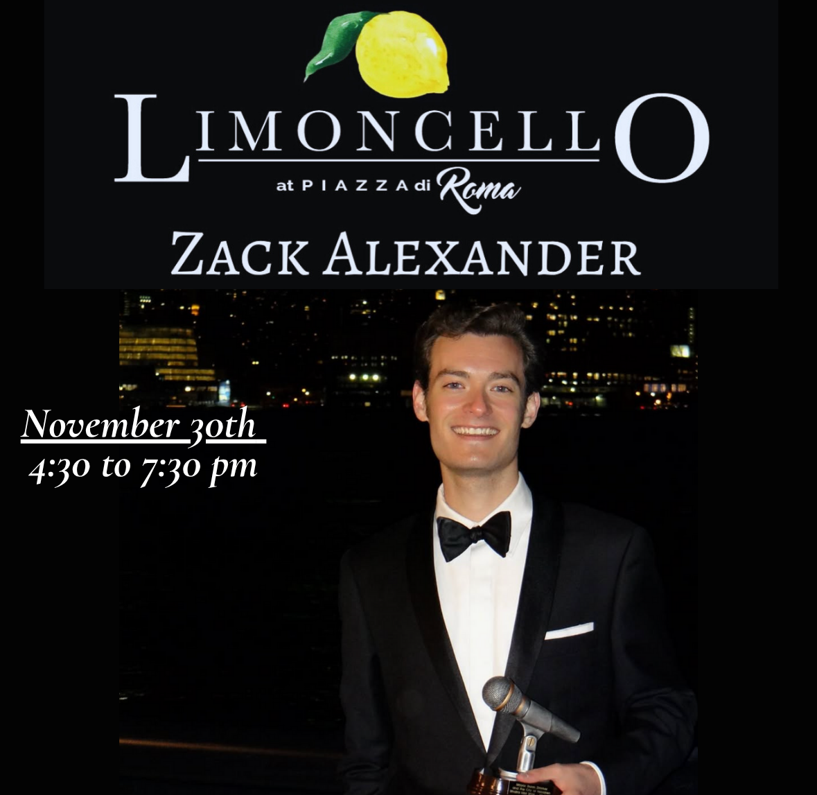 Zack Alexander at Algonquin Arts Theatre, 21 December | Event in Manasquan | AllEvents