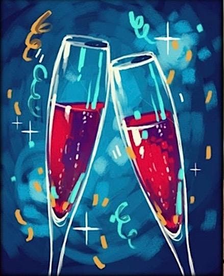 Paint and Sip: "Cheers", 1 January | Event in Castro Valley | AllEvents