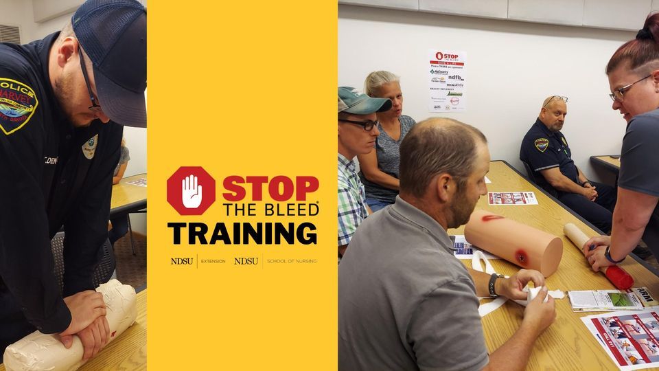 Stop the Bleed March 7th, North Dakota Winter Show Event Center