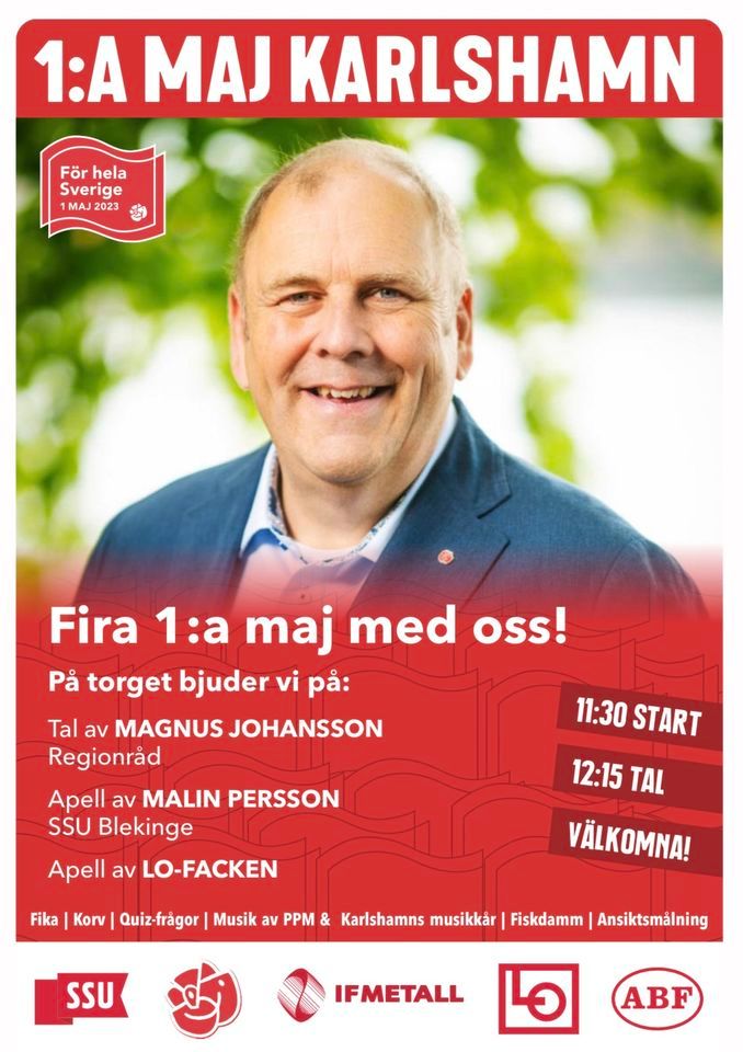 F rsta Maj I Karlshamn Torget I Karlshamn 1 May 2023 AllEvents in f-rsta-maj-i-karlshamn-torget-i-karlshamn-1-may-2023-allevents-in
