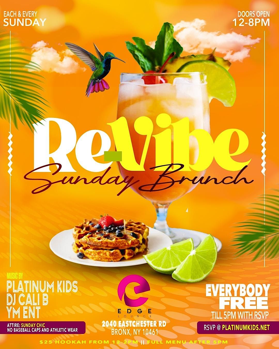 REVIBE SUNDAY BRUNCH | Event in The Bronx | AllEvents