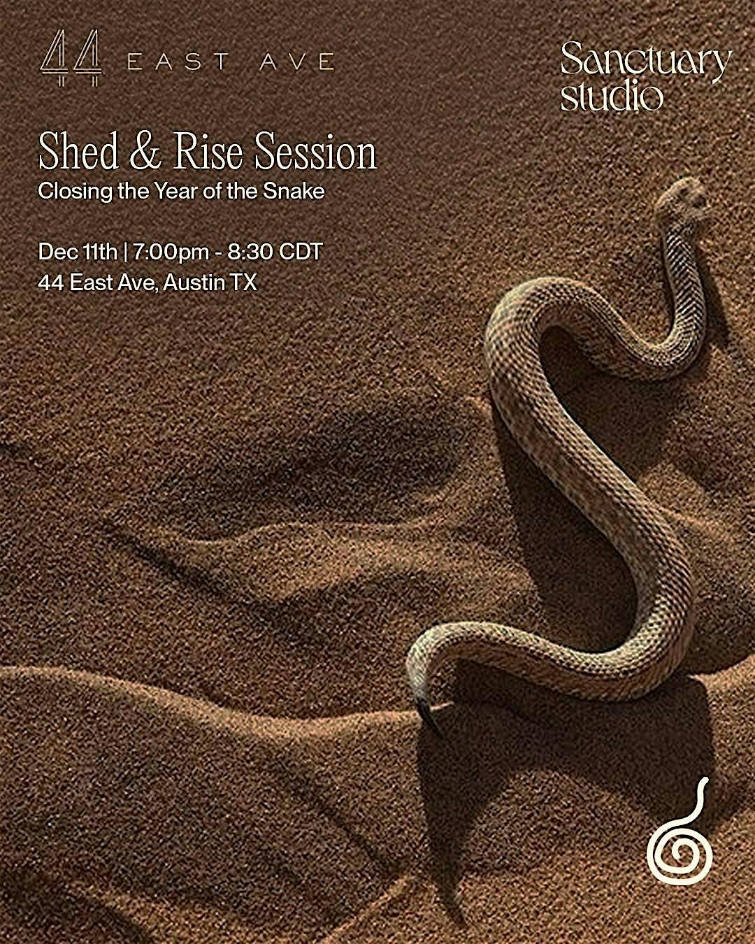 Shed & Rise Session:Closing the Year of the Snake | Dec. 11th 2025, 11 December | Event in Austin | AllEvents