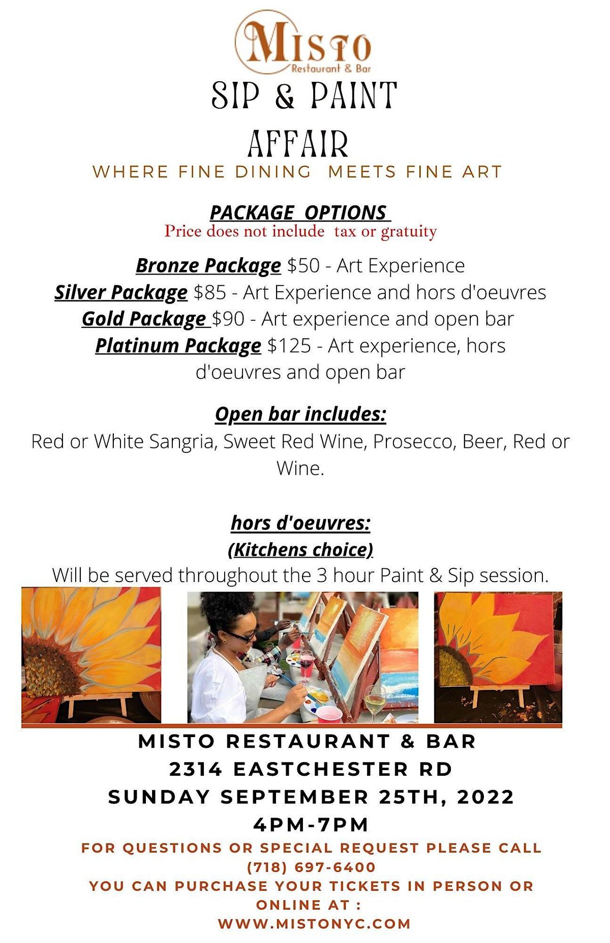 Misto Sip & Paint Experience .Where fine dining meets fine art, 2314
