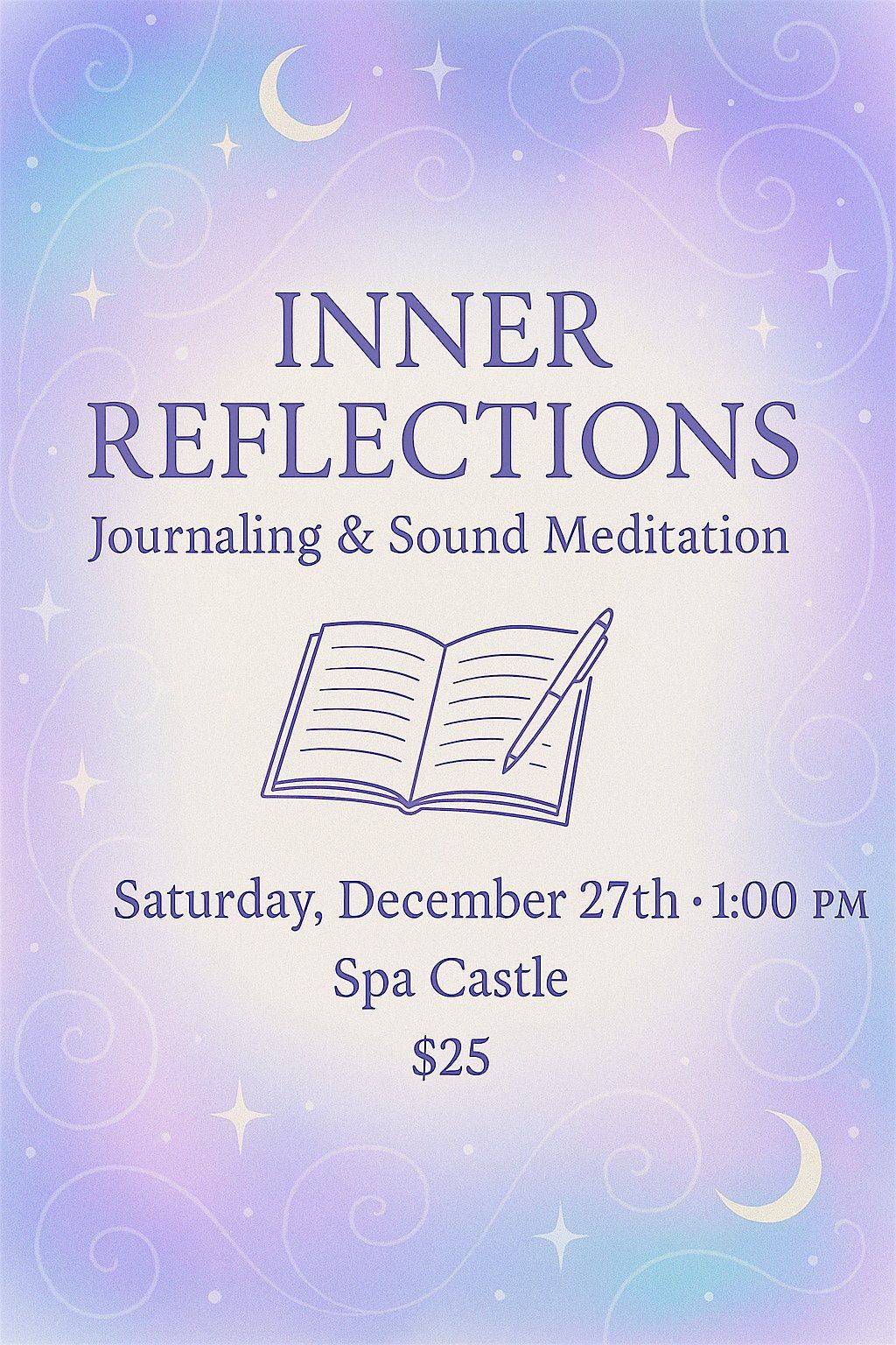 Inner Reflections: Journaling & Sound Meditation, 27 December | Event in Queens | AllEvents