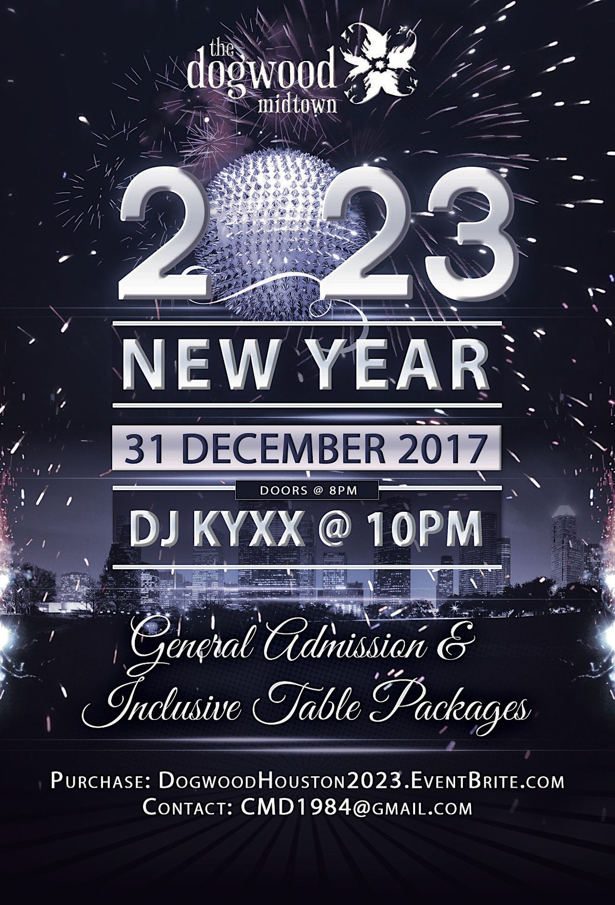 New Years Eve 2023 At The Dogwood Midtown In HOUSTON TX The Dogwood New Years Eve 2023 At The Dogwood Midtown In HOUSTON TX The Dogwood