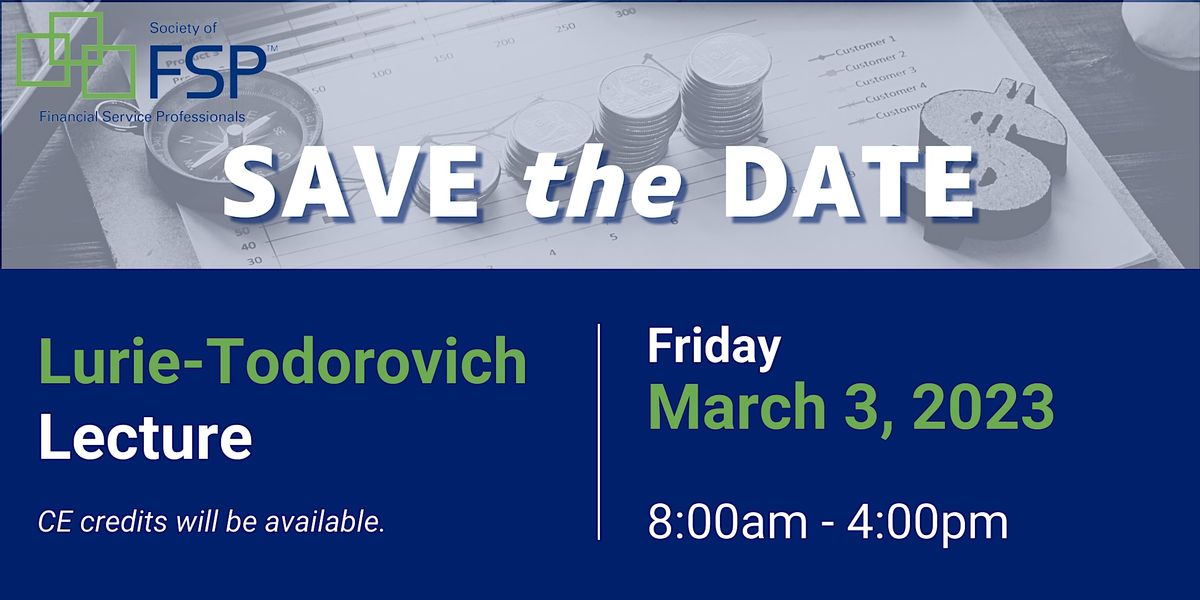 2023 Annual LurieTodorovich Lecture, Hope Lodge, New York, 3 March