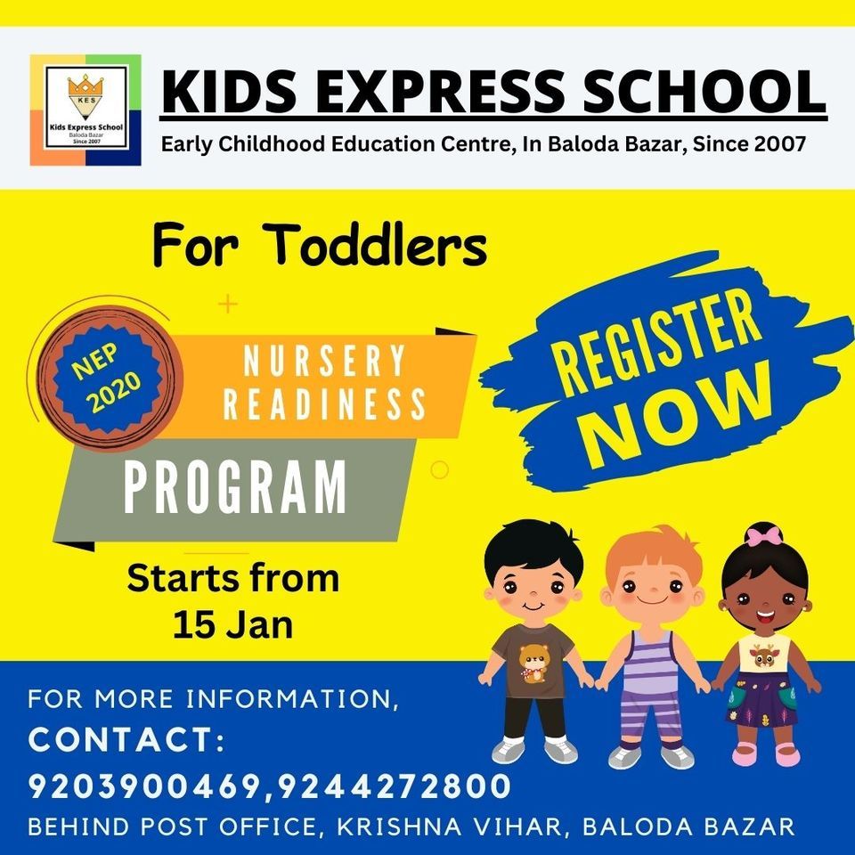 Nursery Readiness Program Kids Express Play School Baloda Bazar