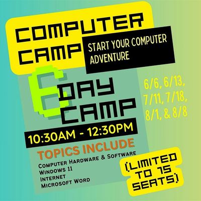 Computer Camp: Start Your Computer Adventure, South Regional/Broward ...
