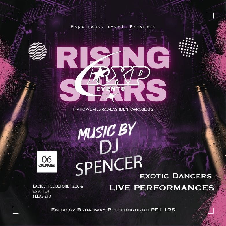 Rising Stars By Rxperience Events, 6 June | Event in Peterborough | AllEvents