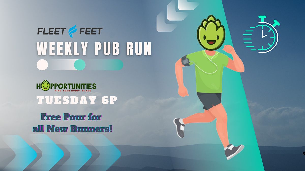 Fleet Feet Weekly Pub Runs, Hopportunities, Delray Beach, September 13