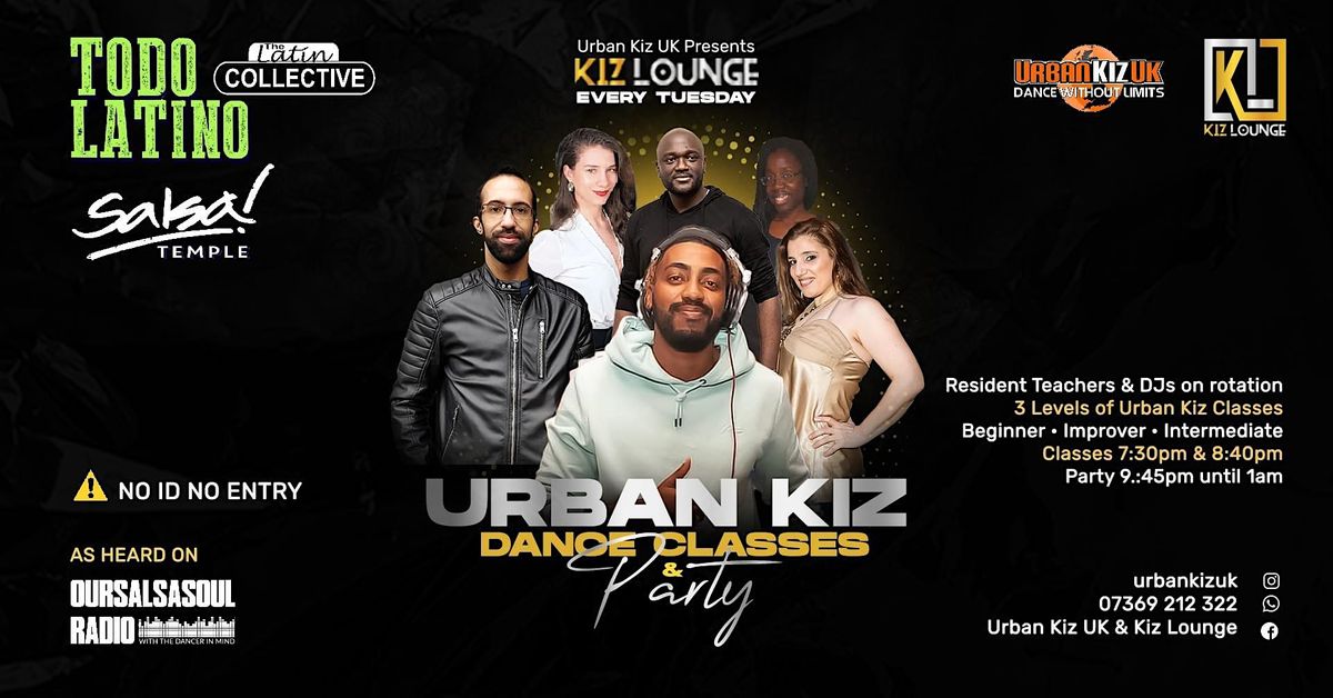 URBAN KIZOMBA EVERY TUESDAY LONDON - FREE CLASS / FREE BUBBLES/ FREE BOOTH | Event in London | AllEvents
