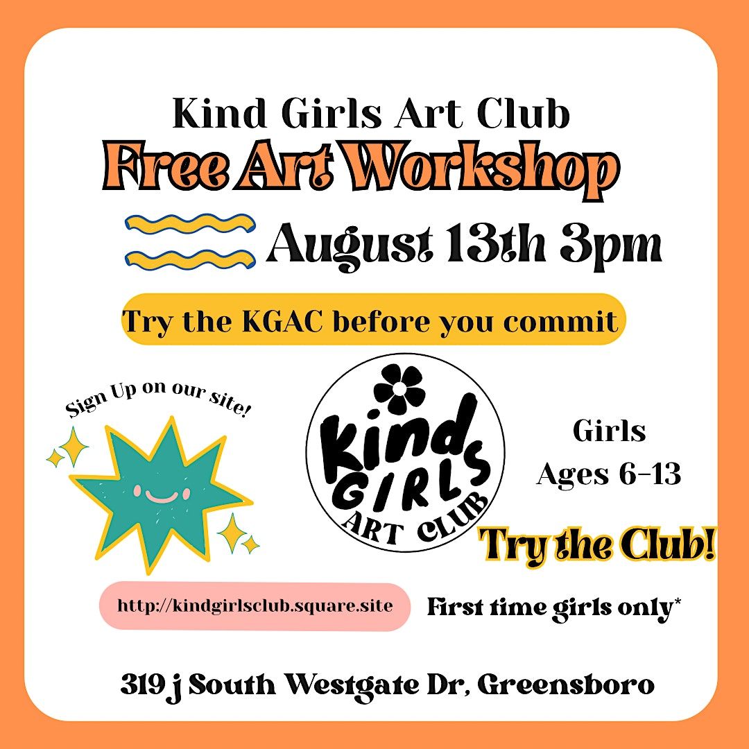 Free Girls Art 319j S Westgate Dr, Greensboro, 13 August 2023
