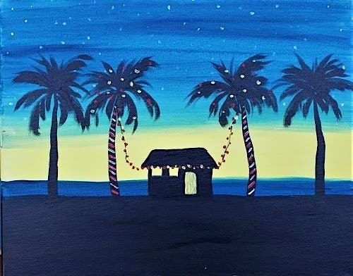 A little Cali Christmas Paint and Sip Painting event to get in the Holiday, 1 December | Event in Roseville