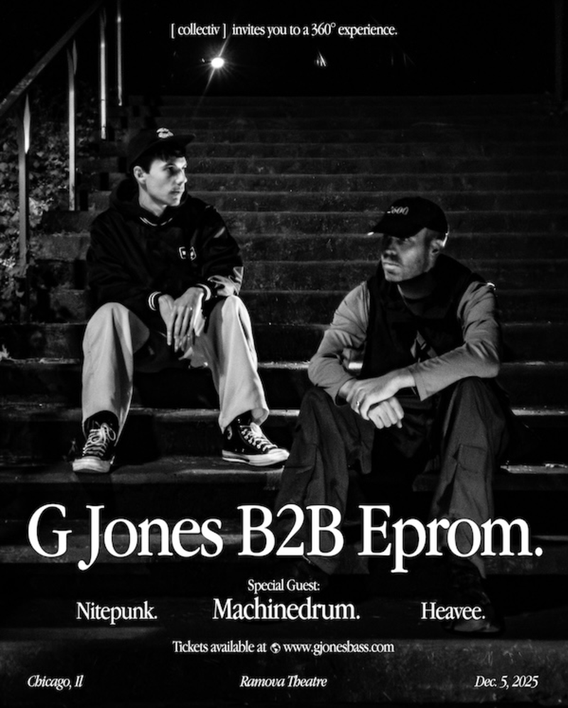 G Jones B2B Eprom at Ramova Theatre, 5 December | Event in Chicago | AllEvents