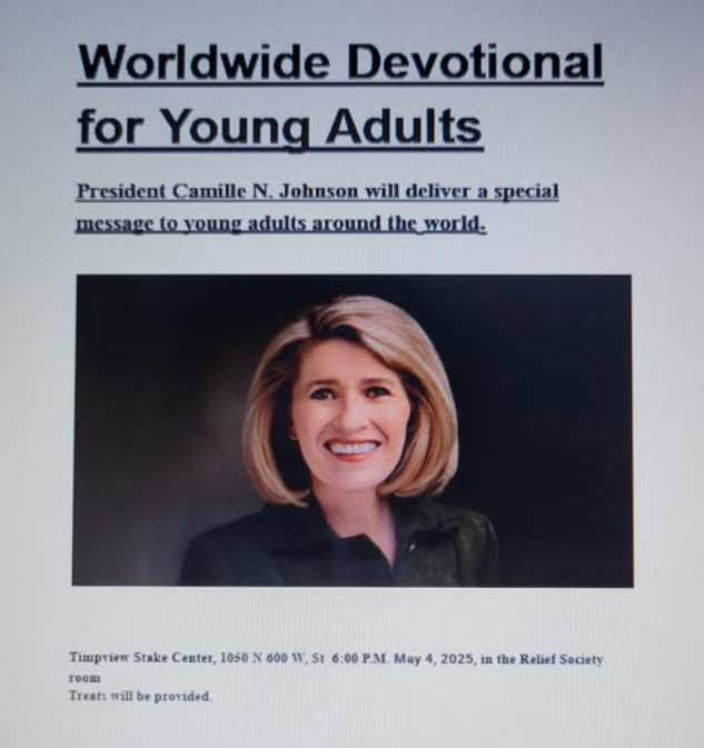 YSA Worldwide Devotional | Event in Orem | AllEvents
