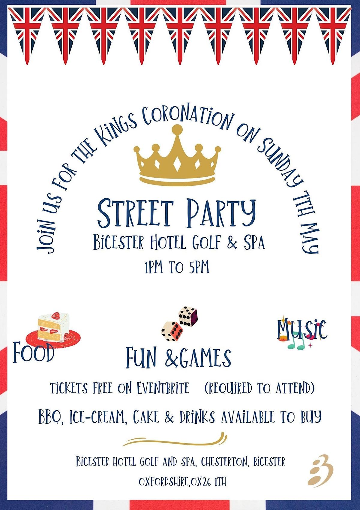 Kings Coronation Street Party, Bicester Hotel Golf and Spa, Bicester