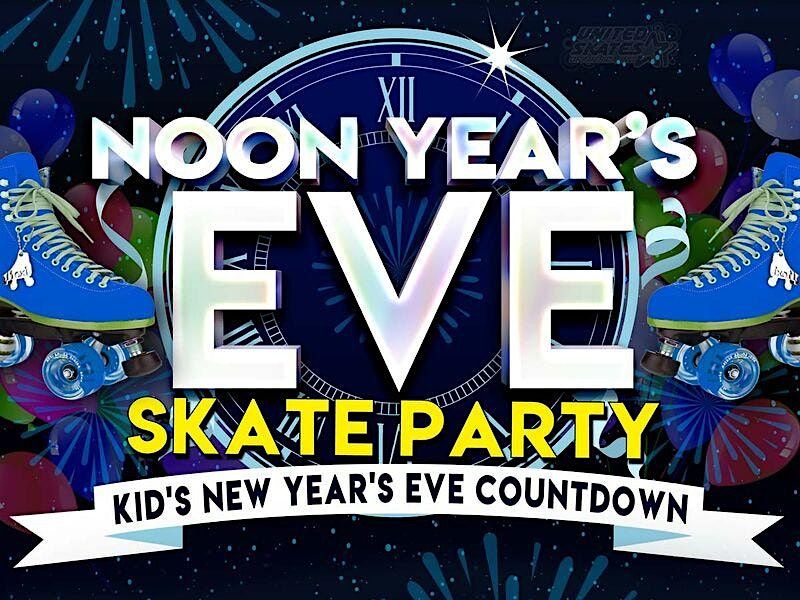 Noon Years Eve Skate, Branch Brook Park Roller Skating Center, Newark