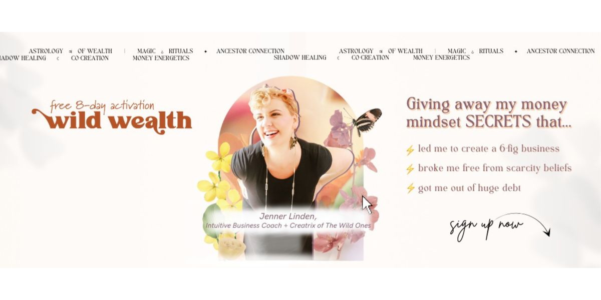 Wild Wealth Activation FREE 8Day Challenge, Starbucks Street