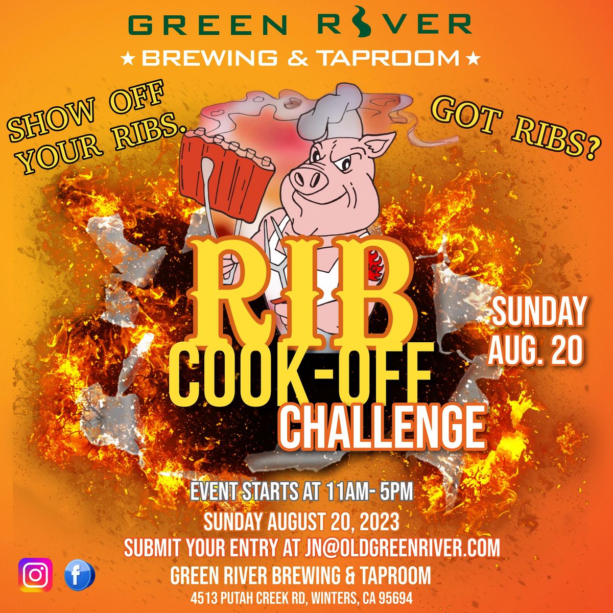 Green Rivers RIB CookOff & Corvette Car Show, Green River Brewing