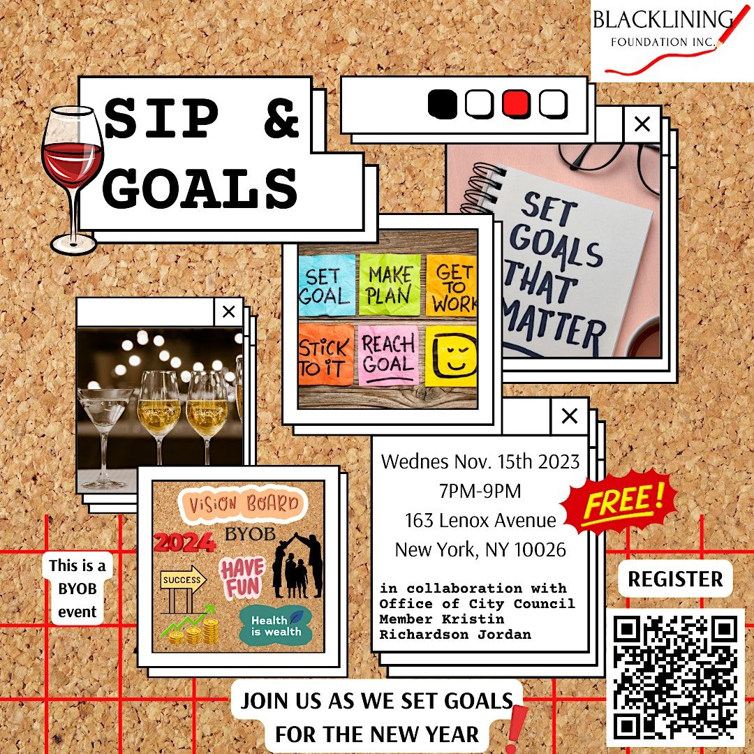 Sip & Goals, 163 Lenox Ave, New York, 15 November 2023 | AllEvents.in