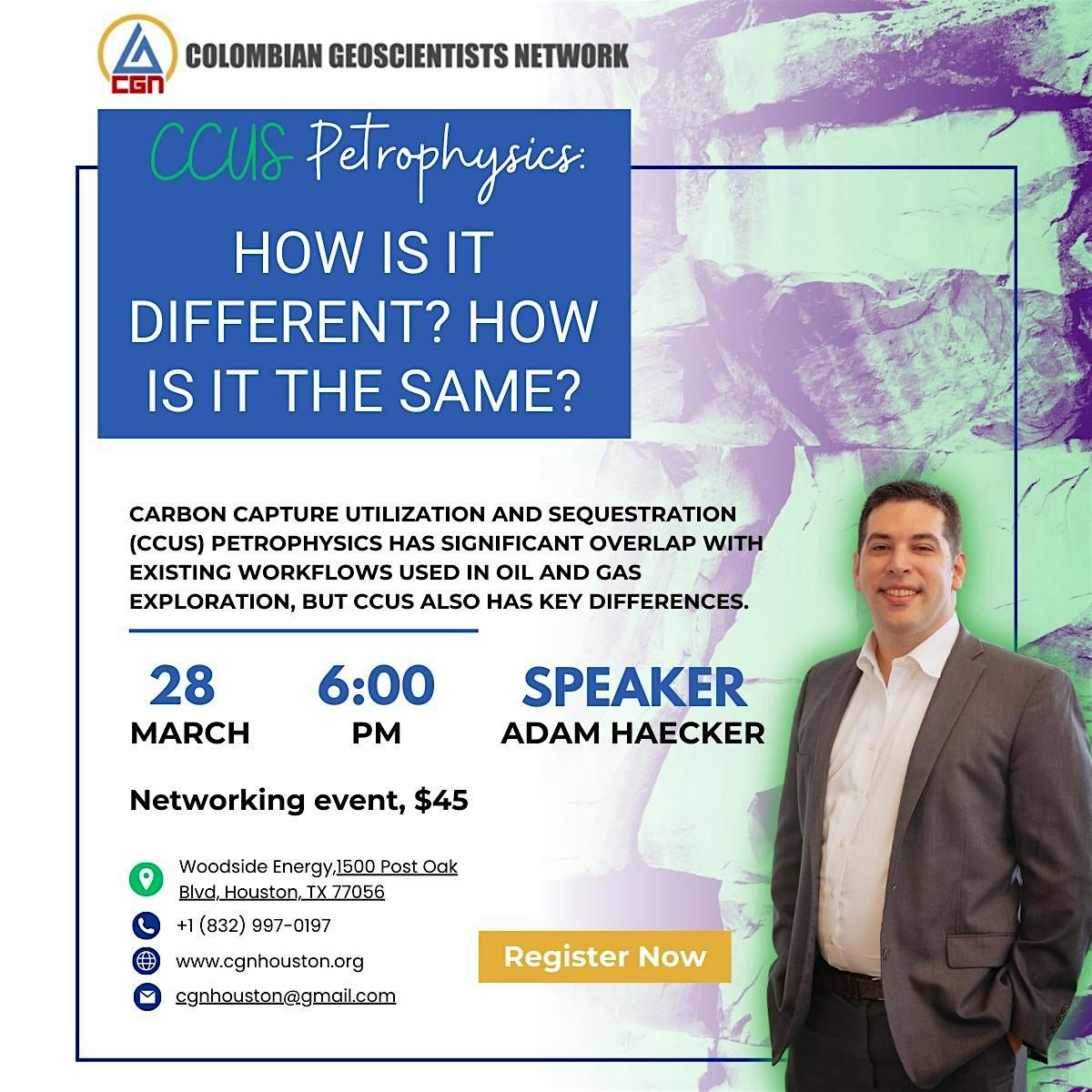 CCUS Petrophysics How is it different? How is it the same?, Woodside