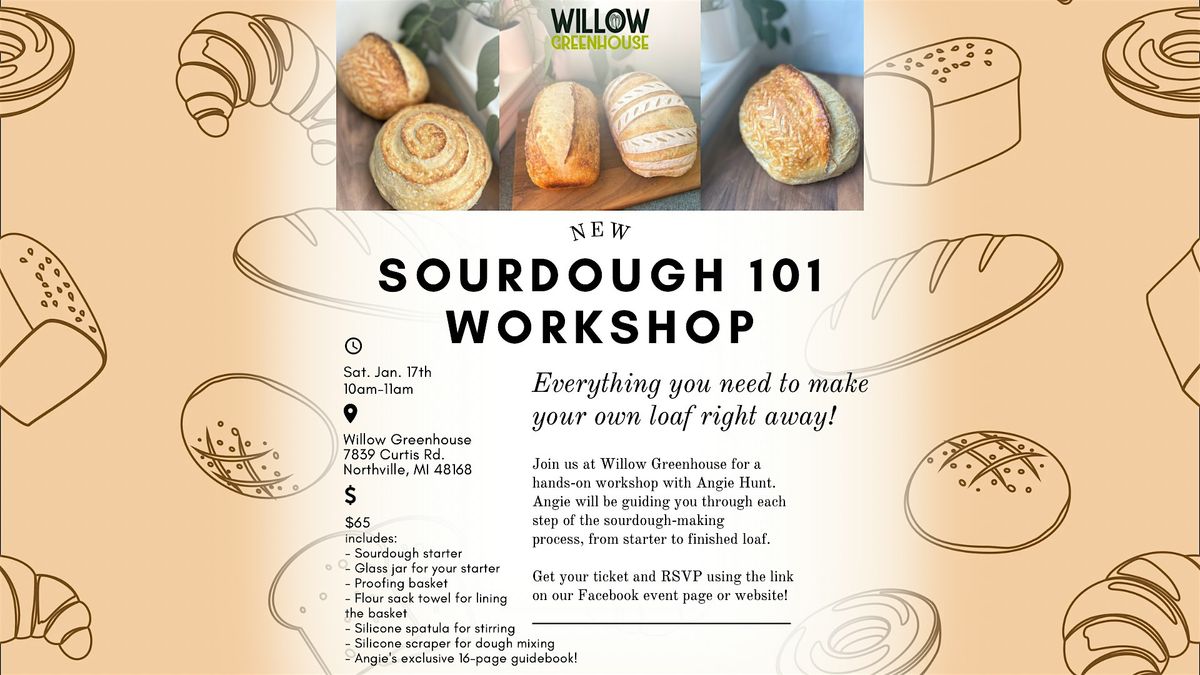 Sourdough 101 Hands-On Workshop!, 11 January | Event in Northville | AllEvents