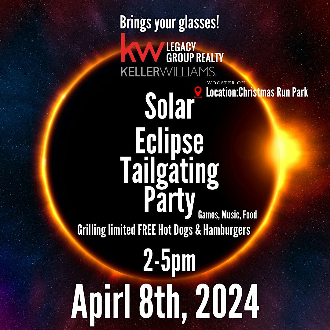 Solar Eclipse Tailgating Party, Christmas Run Park, Wooster, 8 April