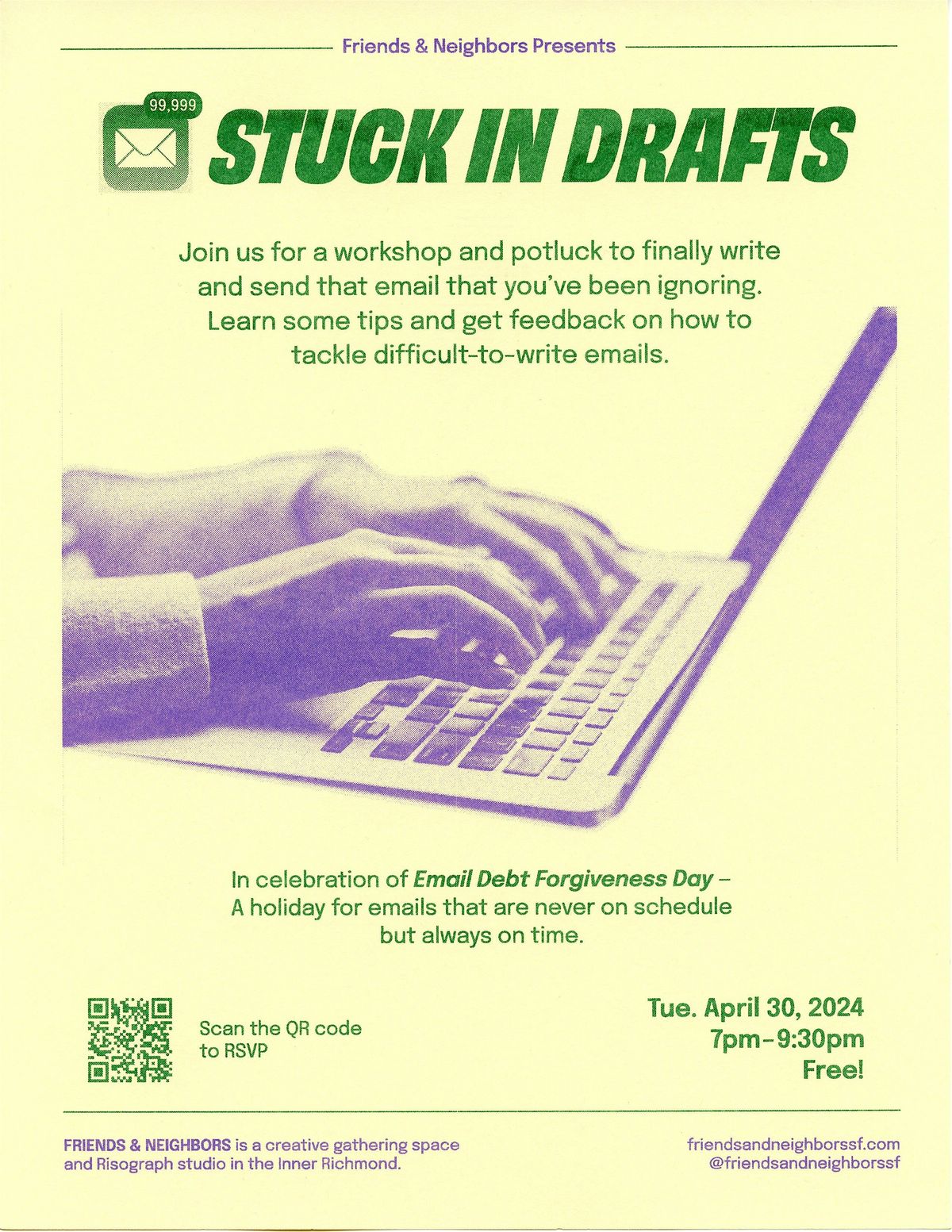 Stuck in Drafts, Friends & Neighbors, San Francisco, 30 April 2024 ...