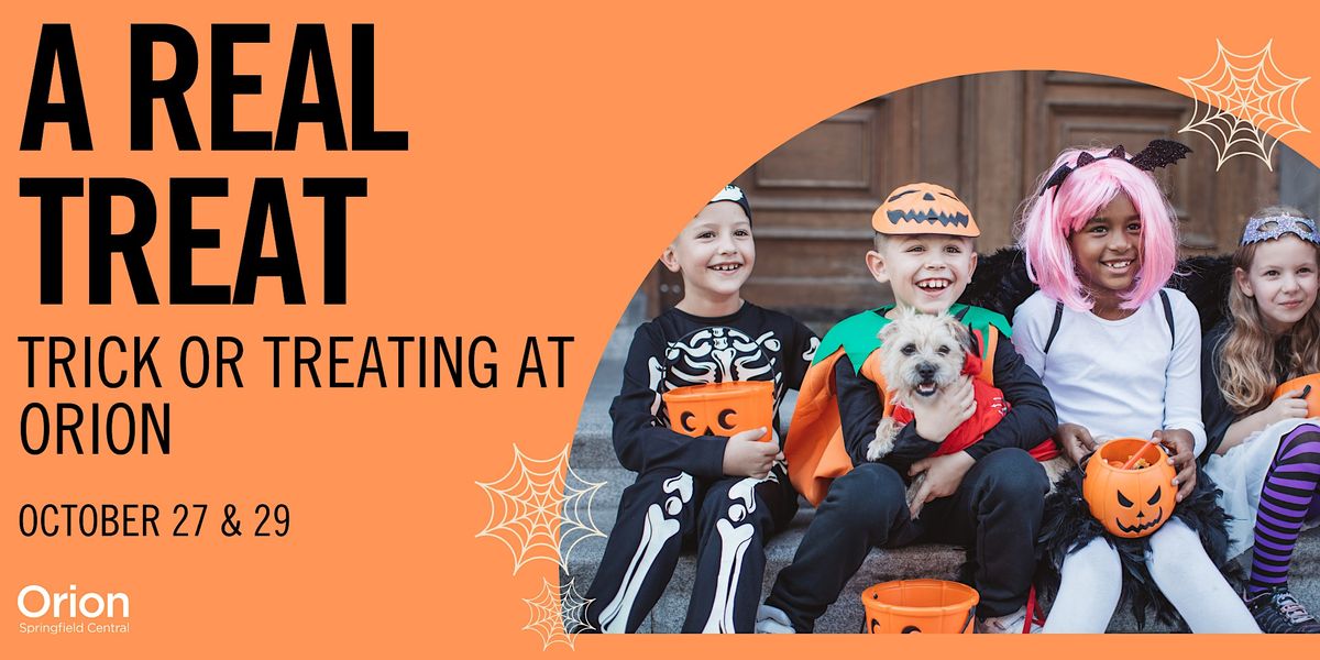Spooktacular Trick or Treat, Orion Springfield Central, October 27 to
