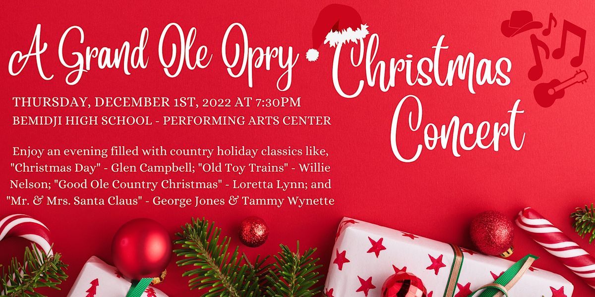 A Grand Ole Opry Christmas Concert by Mick Sterling, 2900 Division St W