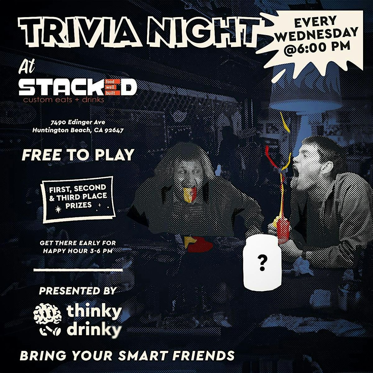 Free Trivia! Wednesdays at Stacked - Huntington Beach | Event in Huntington Beach | AllEvents