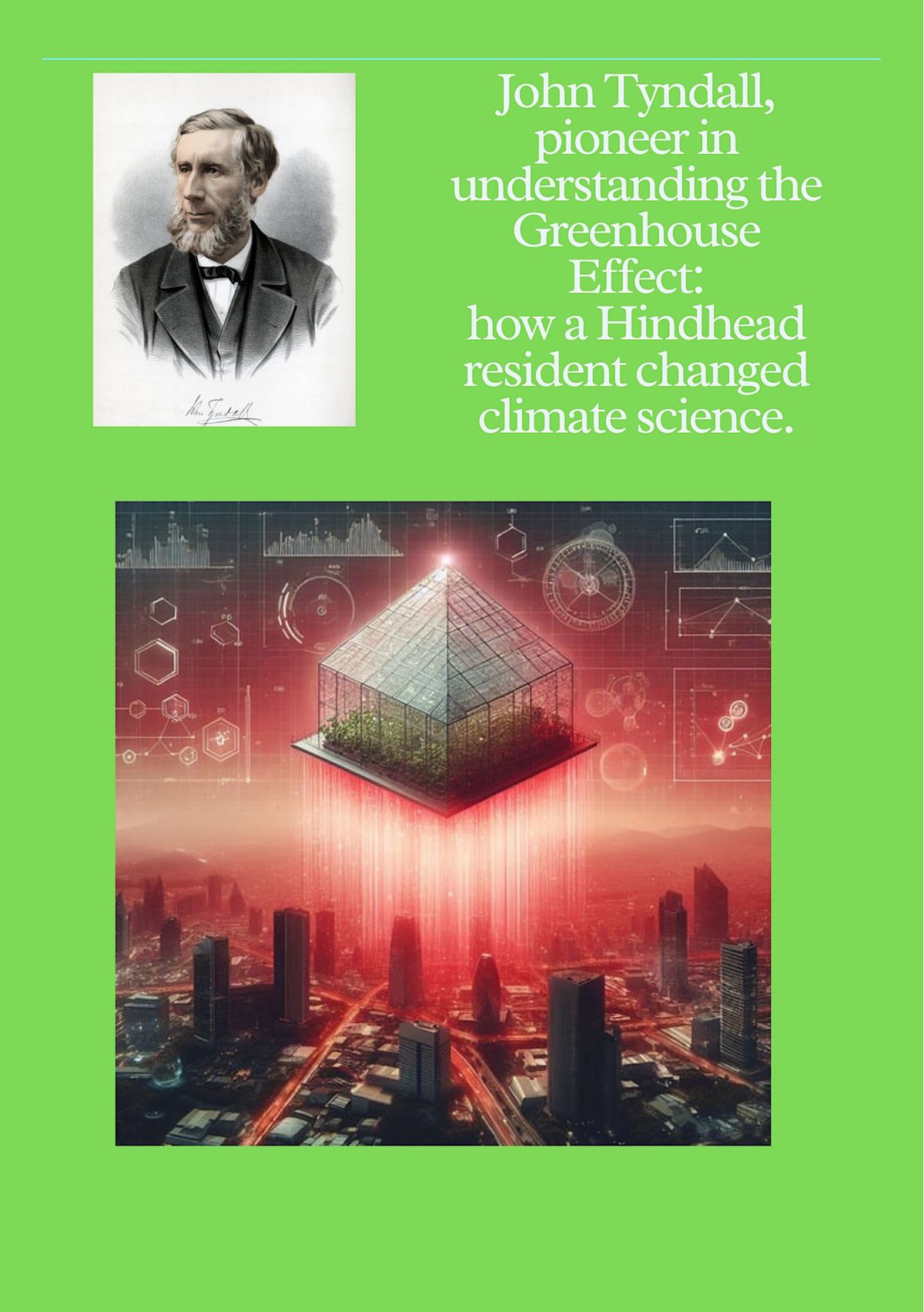 John Tyndall, pioneer in understanding the Greenhouse Effect