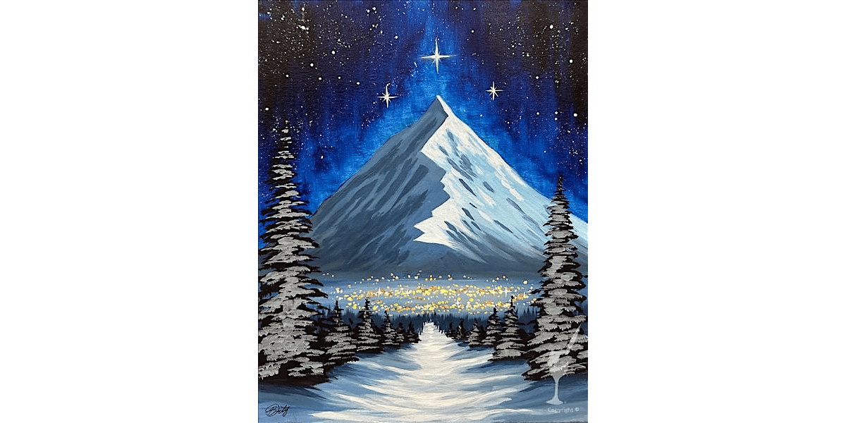 Winter Night in the Mountains - Paint and Sip in Denver | Classpop!™, 21 December | Event in Denver | AllEvents