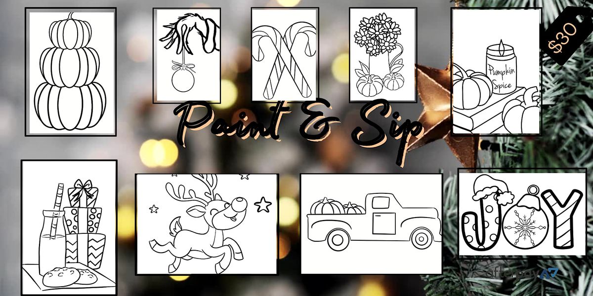 Paint & Sip, 3408 Northgate Blvd suite 4, Sacramento, November 10 to