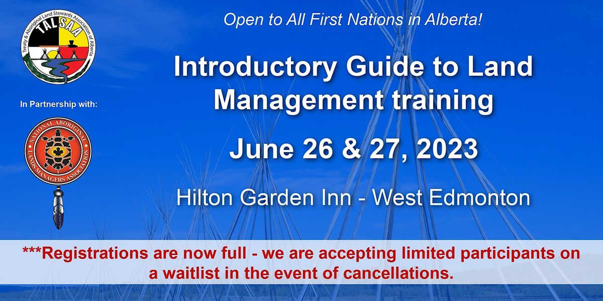 Introductory Guide to Land Management training, Hilton Garden Inn West