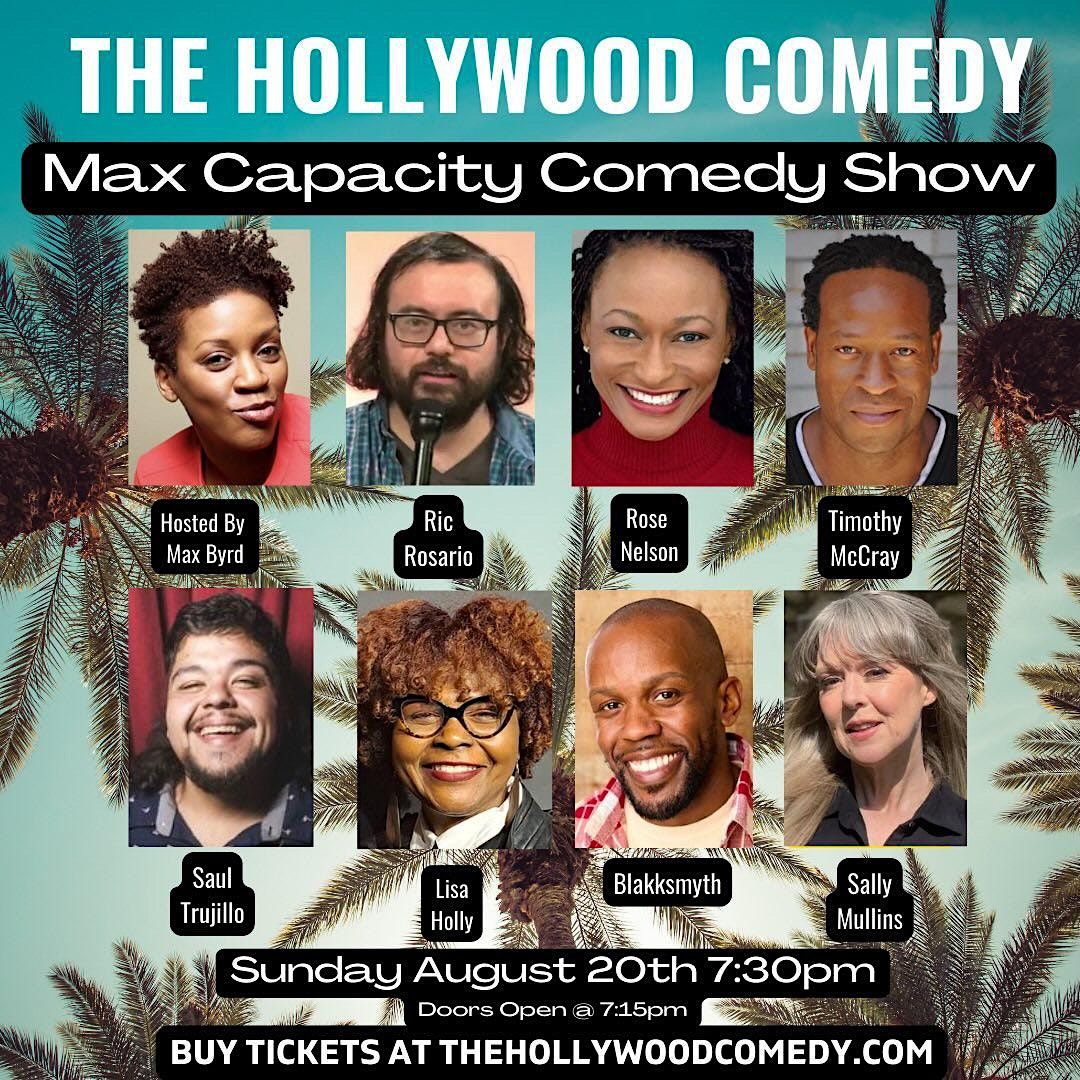 Sunday Stand Up Comedy Show MAX CAPACITY SHOW The Hollywood Comedy