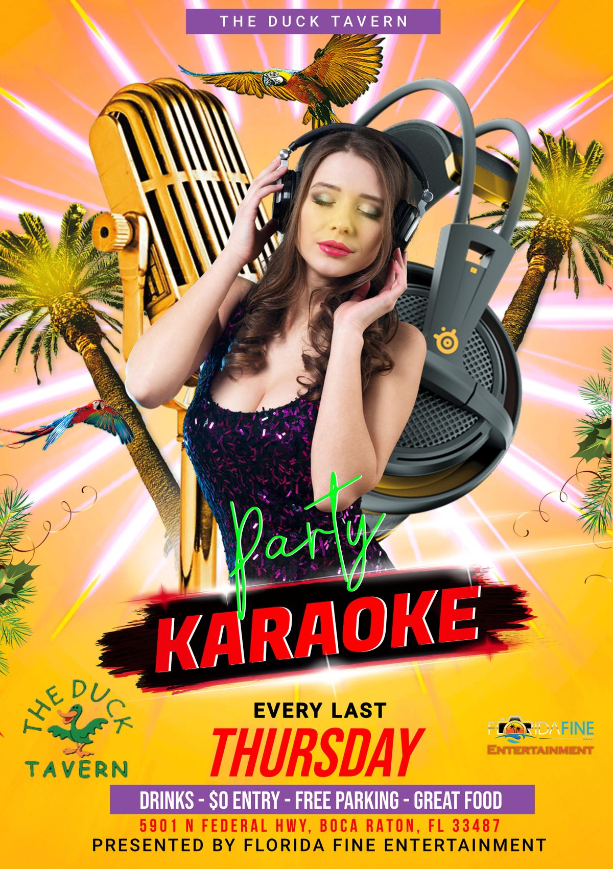 Karaoke Night Every Last Thursday of the Month at Duck Tavern! | Event in Boca Raton | AllEvents
