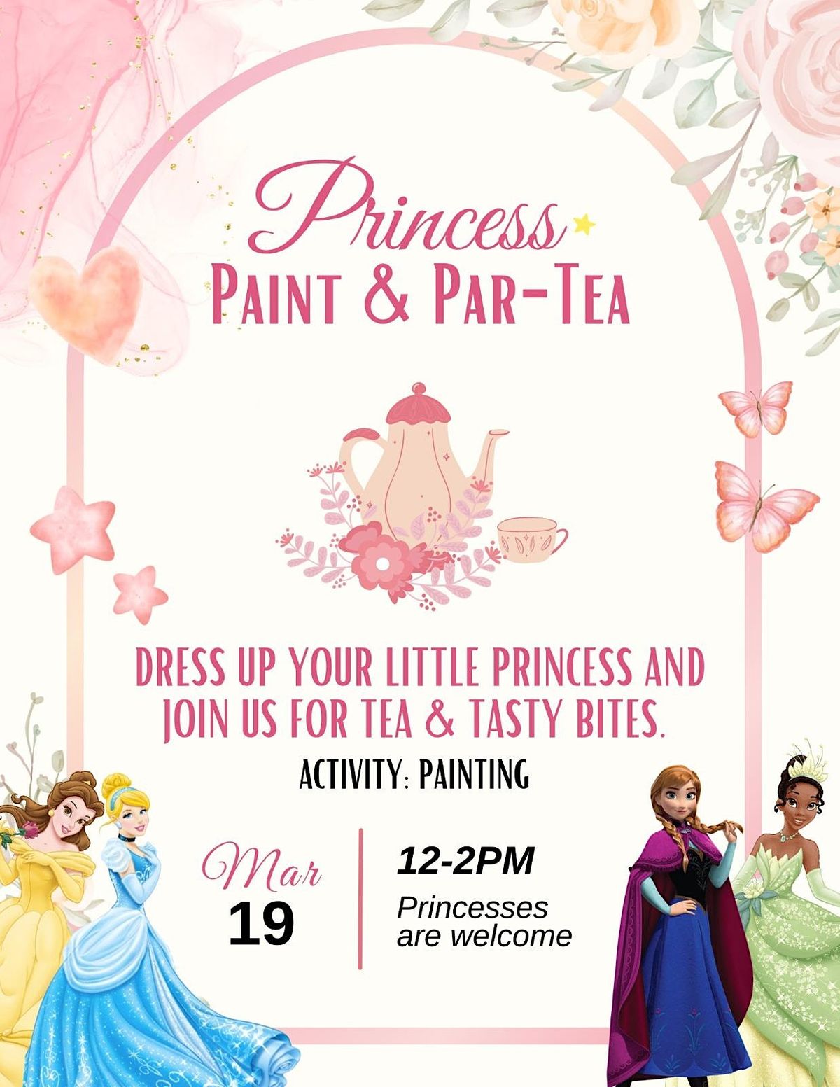 Princess Paint ParTea, BK Blossom Beauty, Ridgewood, 28 May 2023
