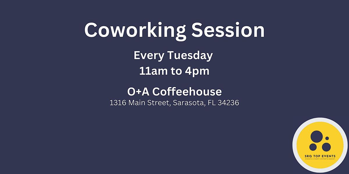 Business Networking and CoWork Session, 1316 Main St, Sarasota, August