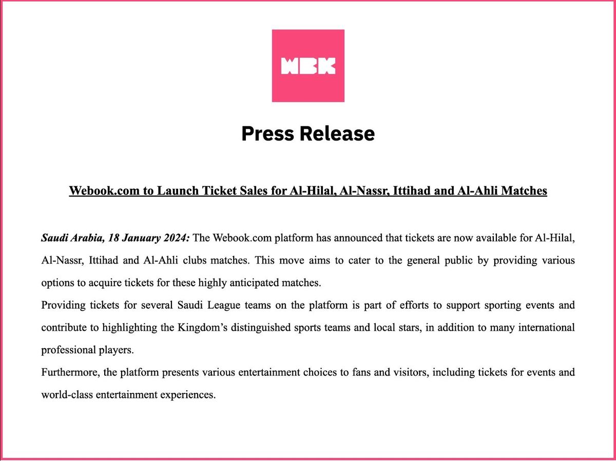 Al-Ahli Saudi vs Al-Nassr FC Tickets, King Abdullah Sports City Stadium