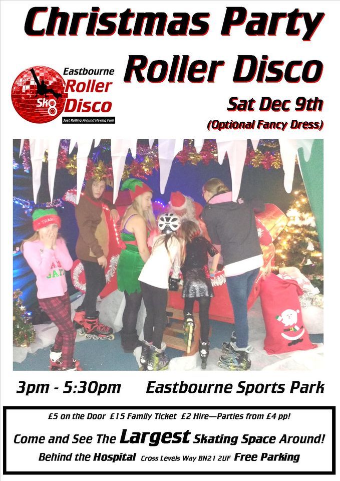 Fancy Dress Christmas Skate Party, Eastbourne Roller Disco, December 9