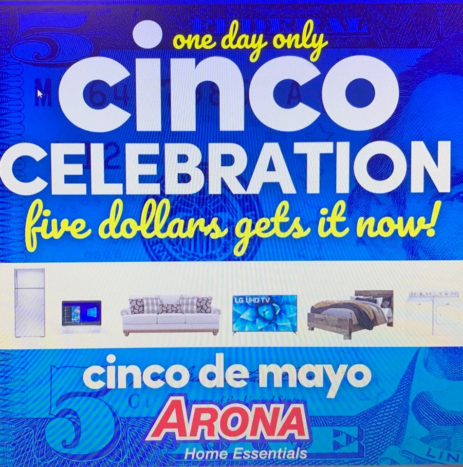 Cinco Celebration at Arona Norfolk , Arona Home Essentials Norfolk, Ne
