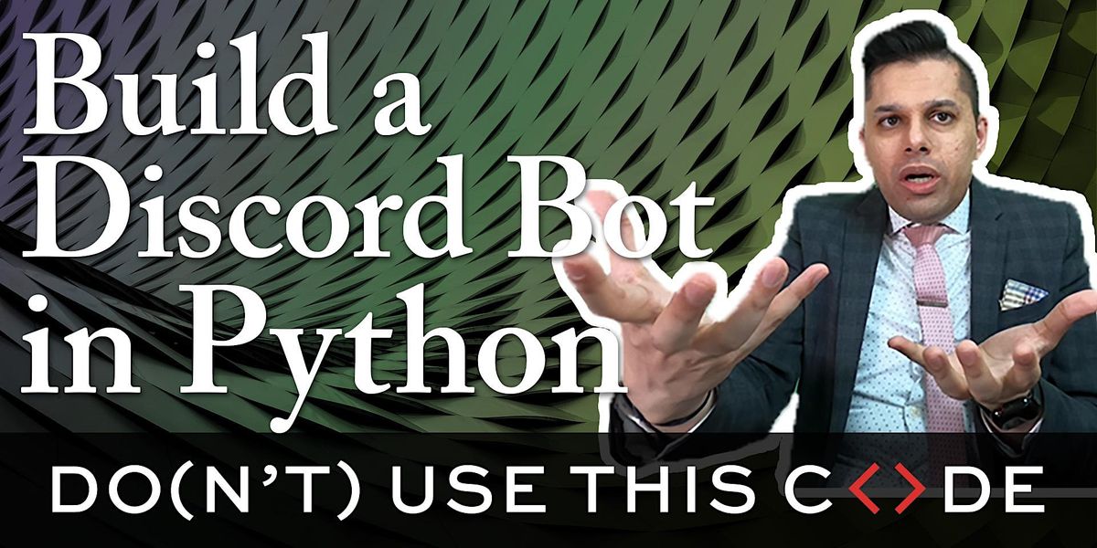 Build A Discord Bot In Python May 2 2023 Online Event AllEvents in build-a-discord-bot-in-python-may-2-2023-online-event-allevents-in