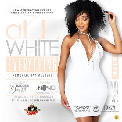 All White Everything Memorial Day Weekend