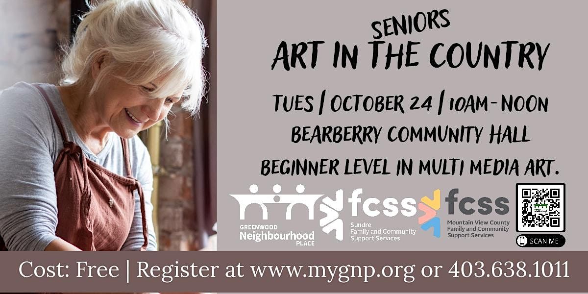 Seniors Art In the Country, Bearberry Community Hall, Sundre, 24