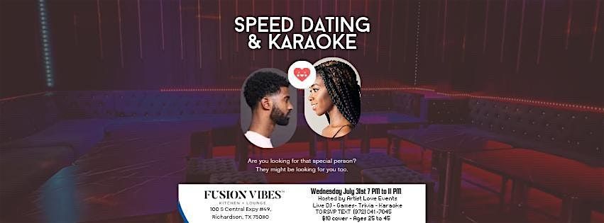 Speed Dating & Karaoke 7pm-11pm | Event in Richardson | AllEvents