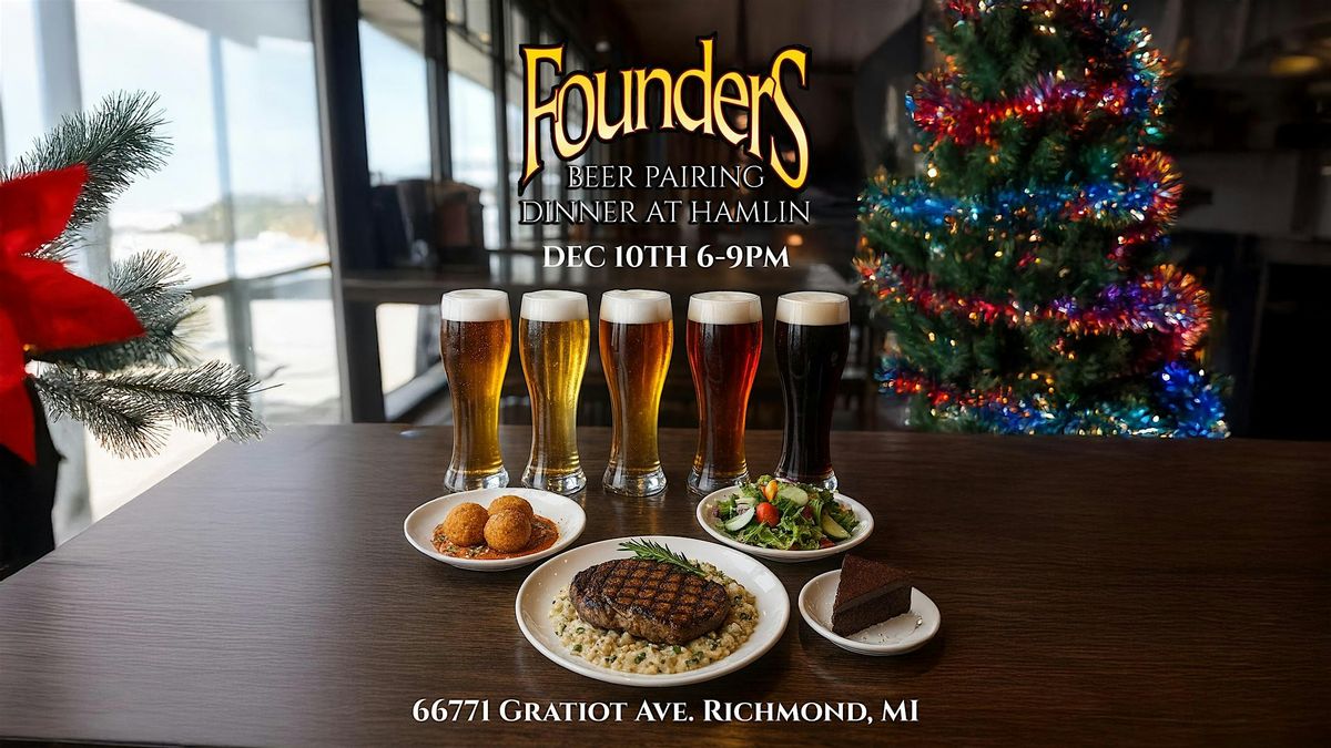 Founders Beer Pairing Dinner at Hamlin Pub, 10 December | Event in Richmond | AllEvents